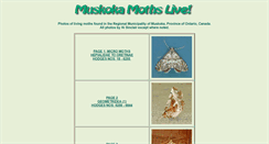 Desktop Screenshot of moths.castillejalabs.com